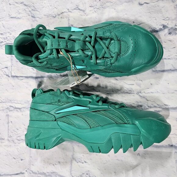 Reebok WOMENS SZ 6.5 Club C V2 Athletic Sneakers Shoes Cardi B Emerald GY7213 - Picture 1 of 11